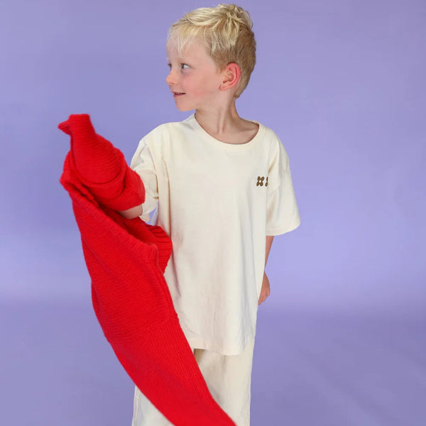 Merino Blend Everyday Pull Over - Flame