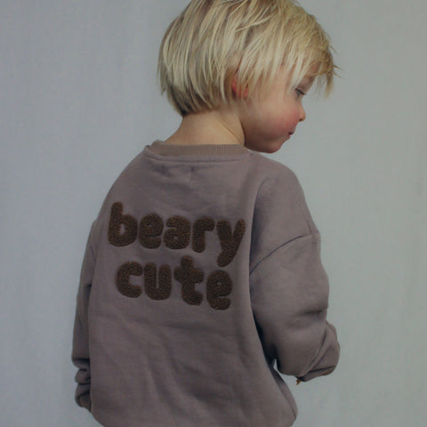 Beary Cute Jumper - Taupe