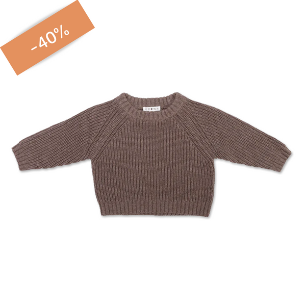 Speckled Hemp Raglan Pull Over - Mushroom