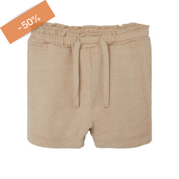 LAATSTE - Daylin Loose Sweat Short - Croissant Melange