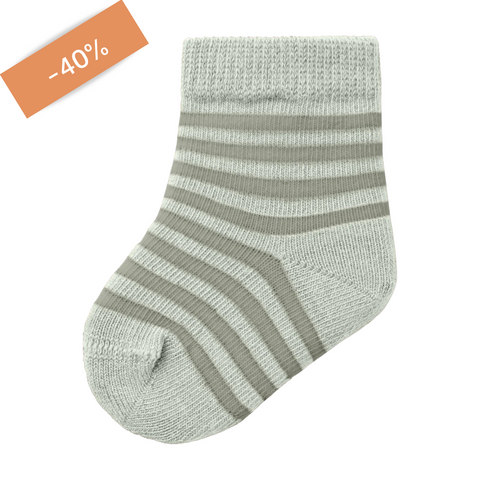 Love Stripe Sock - Green Tint