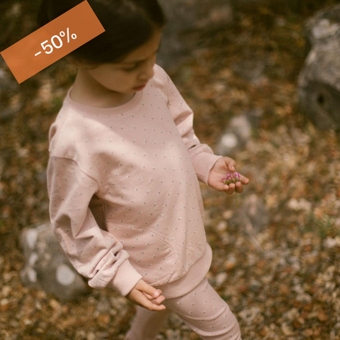 Anja Loose Sweater Kids - Rose Dust