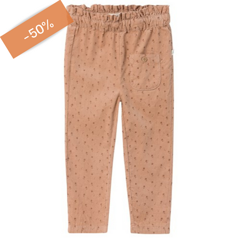 Bella Loose Corduroy Pants - Nougat