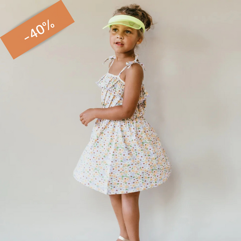 LAATSTE - Summer Ruffle Dress - Flowers