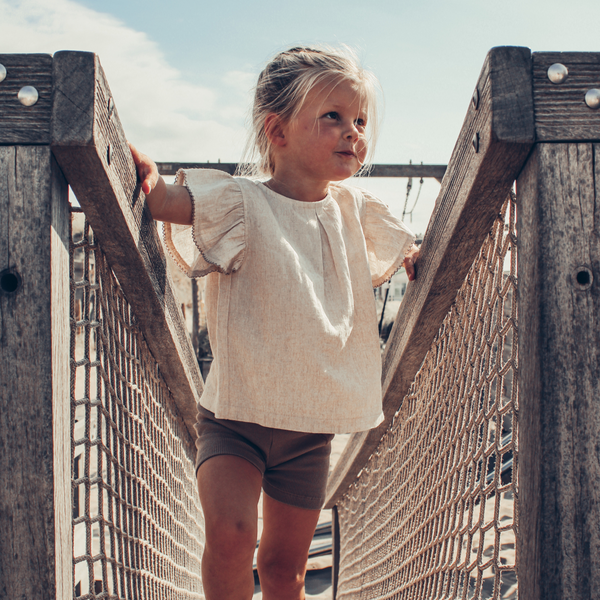 Belle Biker Short - Taupe