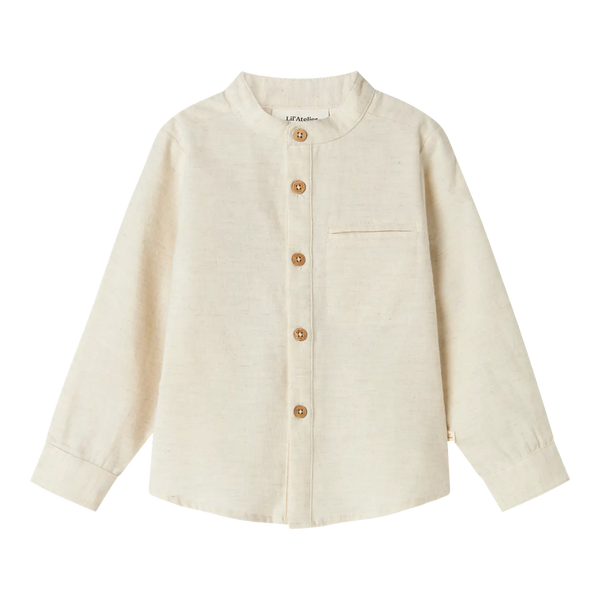 Motto Long Sleeve Shirt - Turtledove