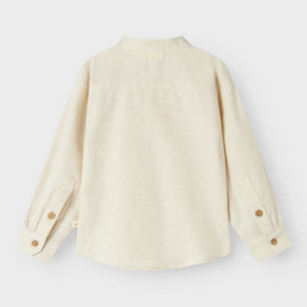 Motto Long Sleeve Shirt - Turtledove