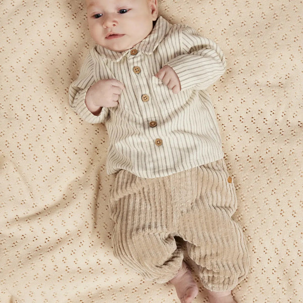 Raul Loose Corduroy Pants - Oxford Tan