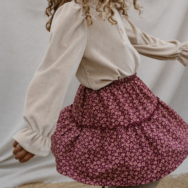 Bo Skirt - Rose Flower