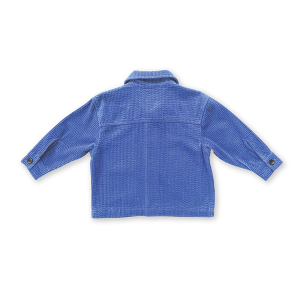 Organic Relaxed Cord Shirt - Sea