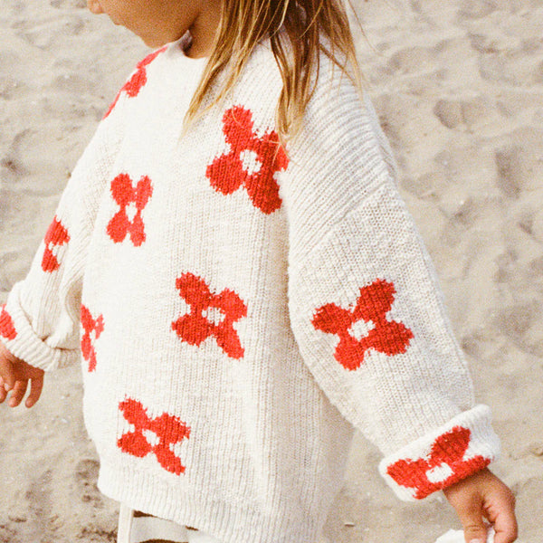 Knitted Posy Pull Over