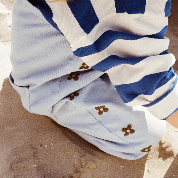 Organic Embroidery Posy Overalls