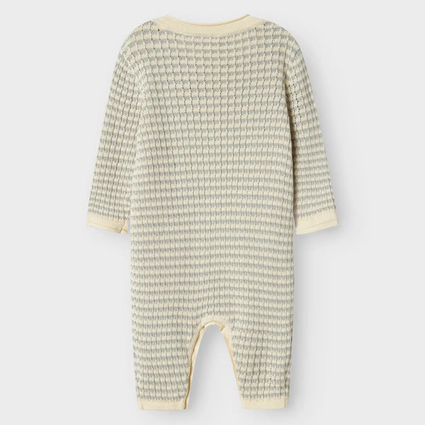 Nelson Long Sleeve Knit Suit - Pigeon