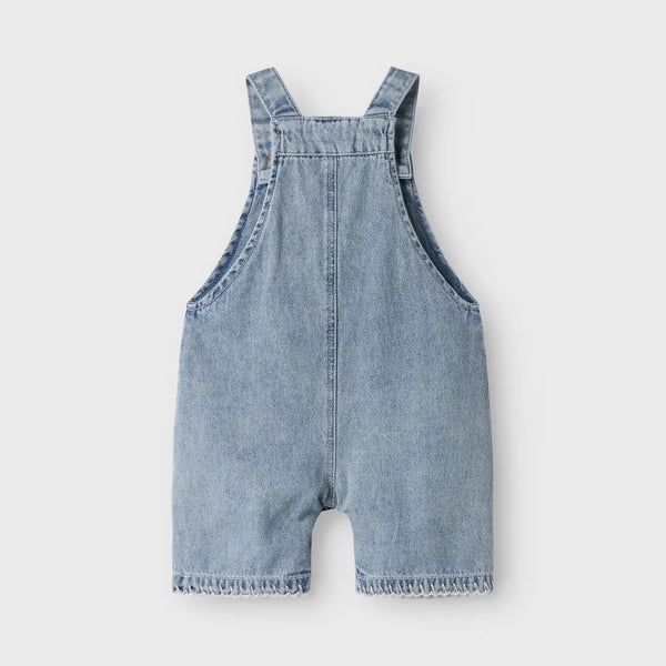 Funda Denim Short Overall - Medium Blue Denim