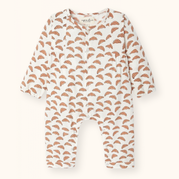 Pyjama Bébé Muni - Croissant Crème