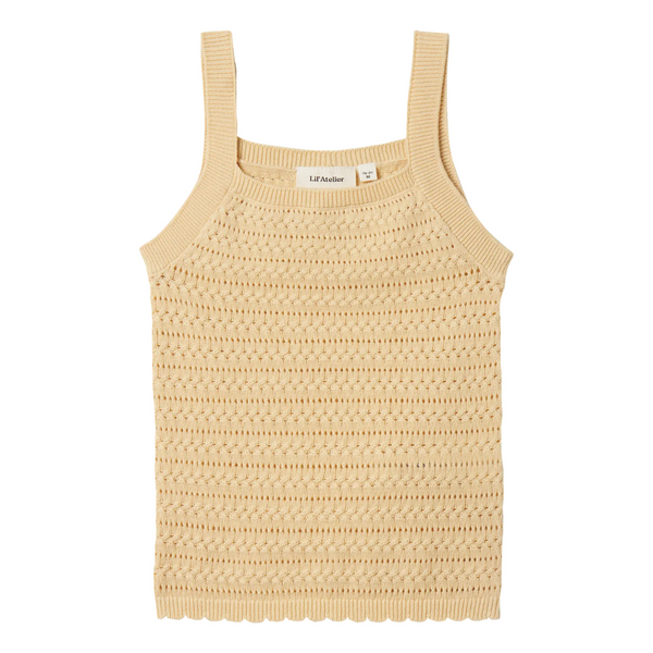 Hope Strap Knit Top - Sea Mist