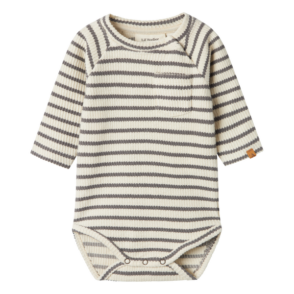 Tadeo Long Sleeve Body - Turtledove Pewter