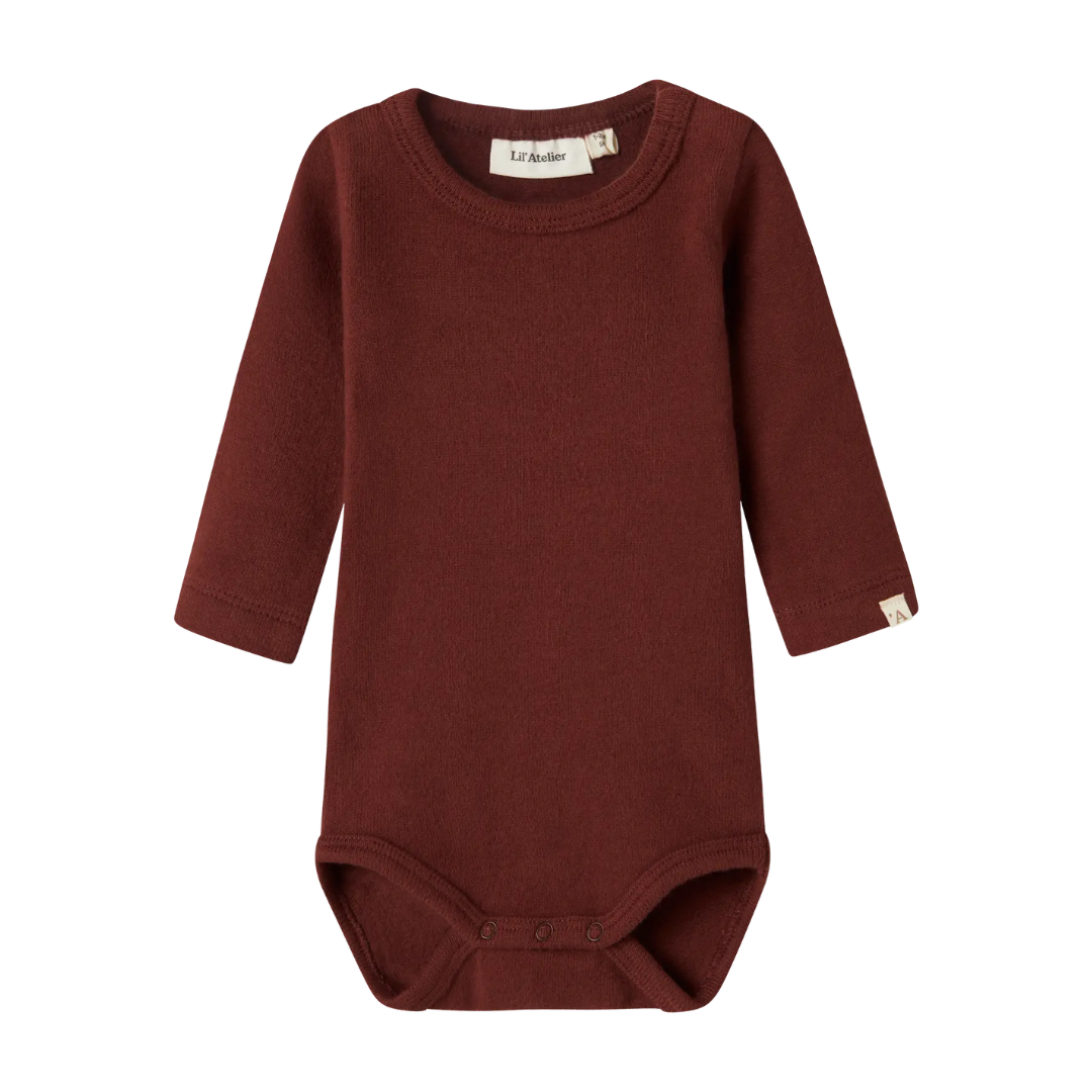 Thora Long Sleeve Slim Body - Hot Chocolate