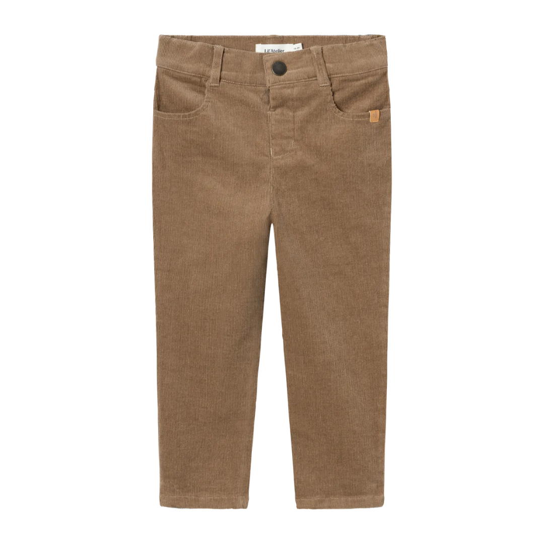 Ryan Regular Fit Corduroy Pants - Sepia Tint