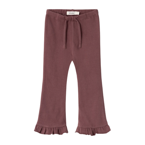 Thoro Bootcut Pants - Rose Brown