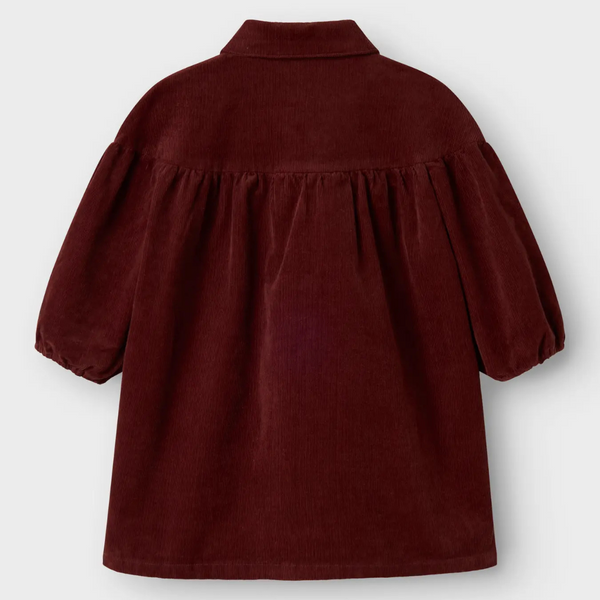 Fobert Loose Corduroy Dress - Hot Chocolate