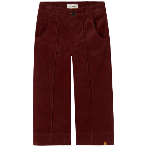 Fobert Corduroy Wide Pants - Hot Chocolate