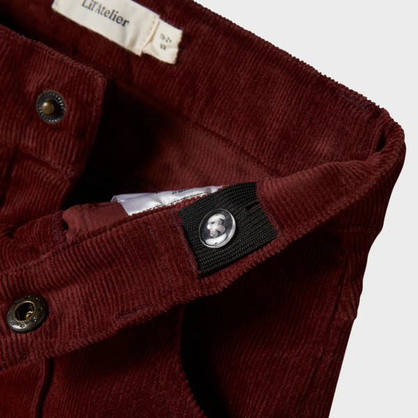 Fobert Corduroy Wide Pants - Hot Chocolate