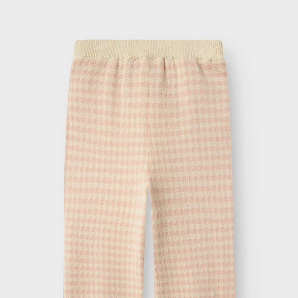 Nadie Wide Knit Pants Kids - Cameo Rose