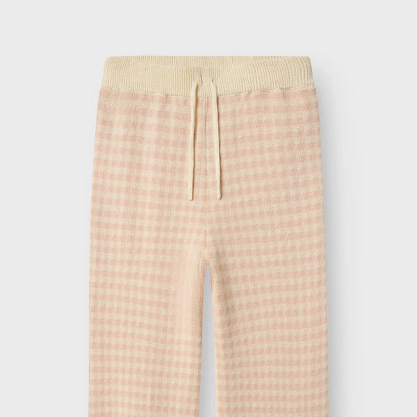 Nadie Wide Knit Pants Kids - Cameo Rose
