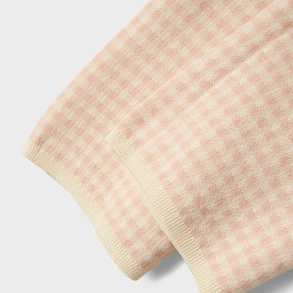 Nadie Wide Knit Pants Kids - Cameo Rose