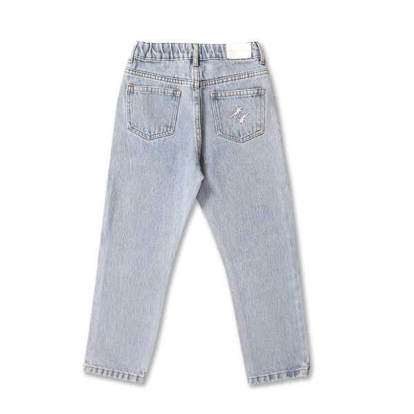Baggy Fit Jeans - Washed Light Blue