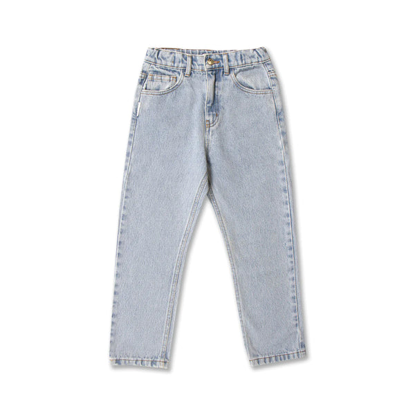 Baggy Fit Jeans - Washed Light Blue
