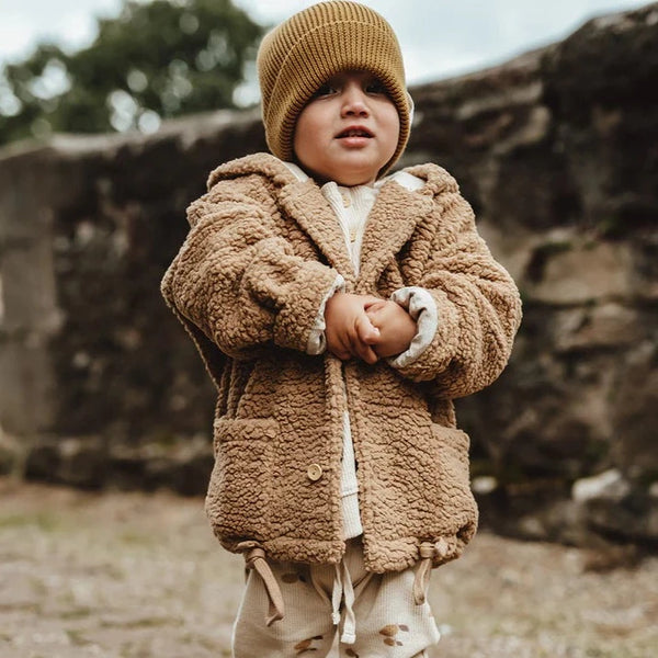 Teddy Jacket - Biscuit