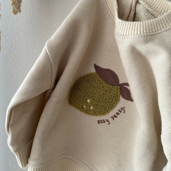 Lime Bouclé Sweater - Easy Peasy