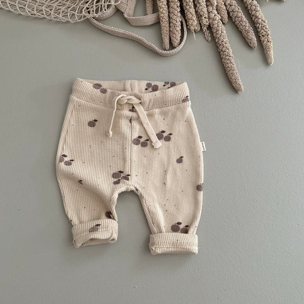 Soft Rib Legging - Apple