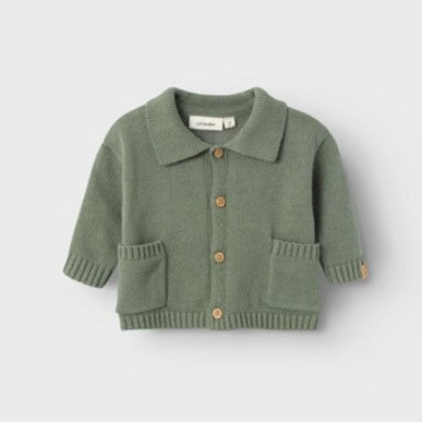 Theo Loose Knit Cardigan - Agave Green