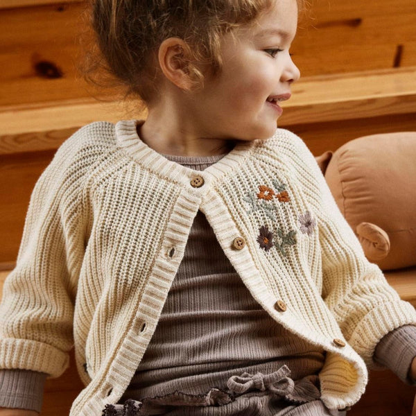 Emlen Knit Cardigan Kids - Birch