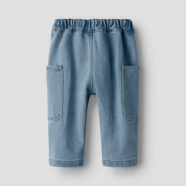 Lulia Baggy Denim Jeans - Medium Blue Denim