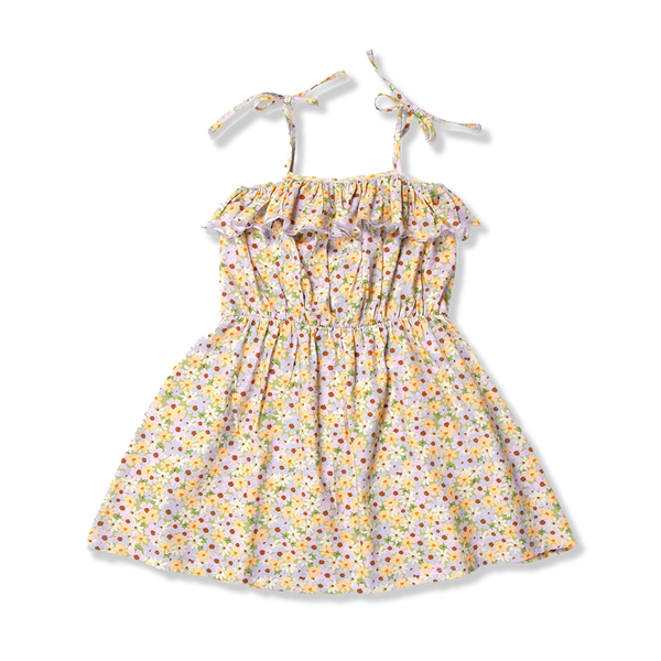 Summer Ruffle Dress - Flowers