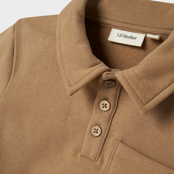 London Loose Sweater - Sepia Tint