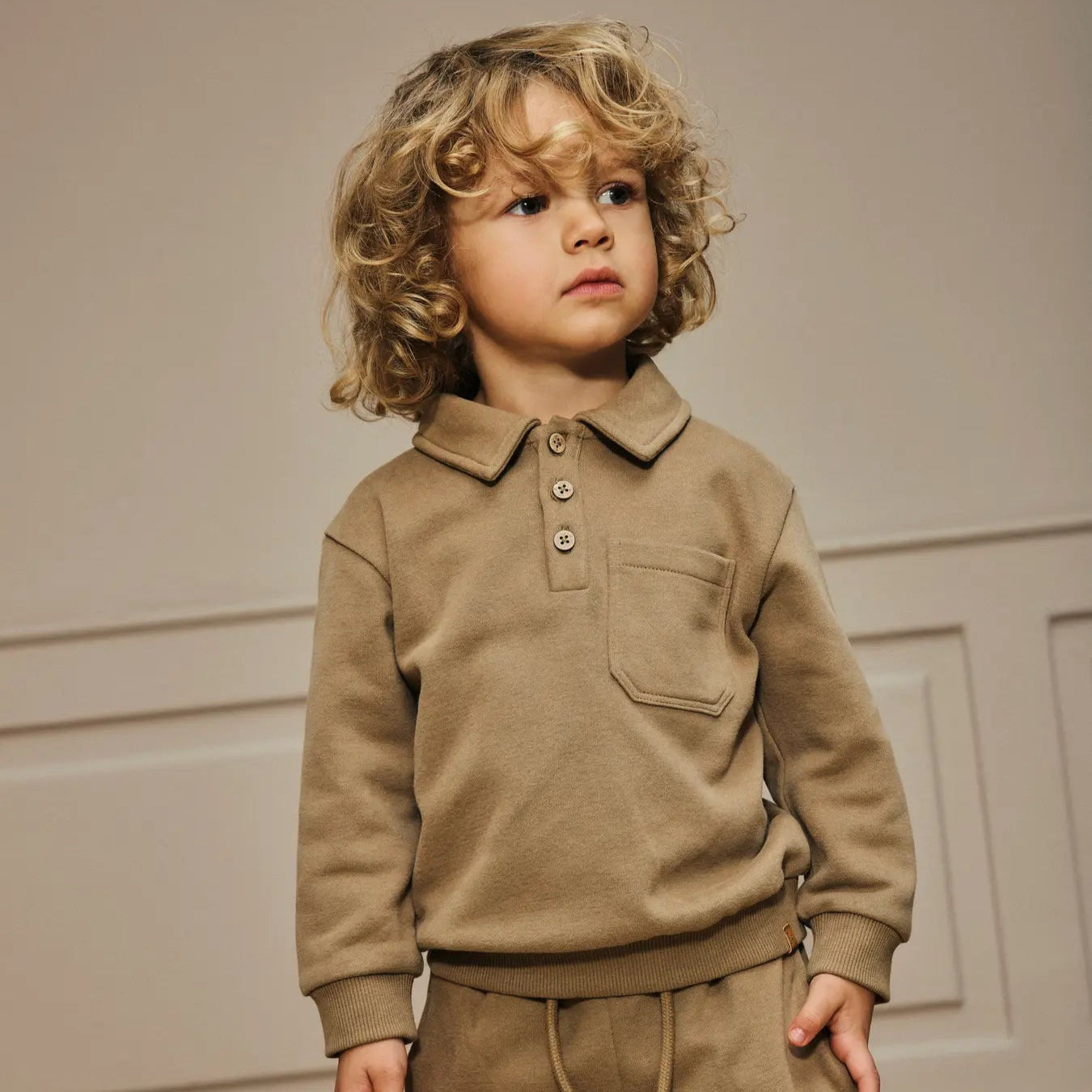 London Loose Sweater - Sepia Tint
