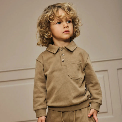 London Loose Sweater - Sepia Tint