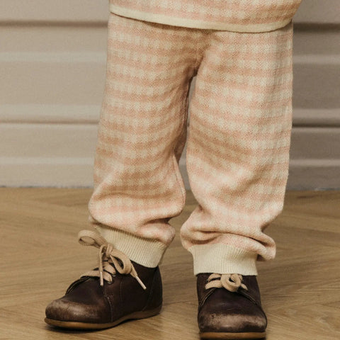 Nadie Knit Pants - Cameo Rose