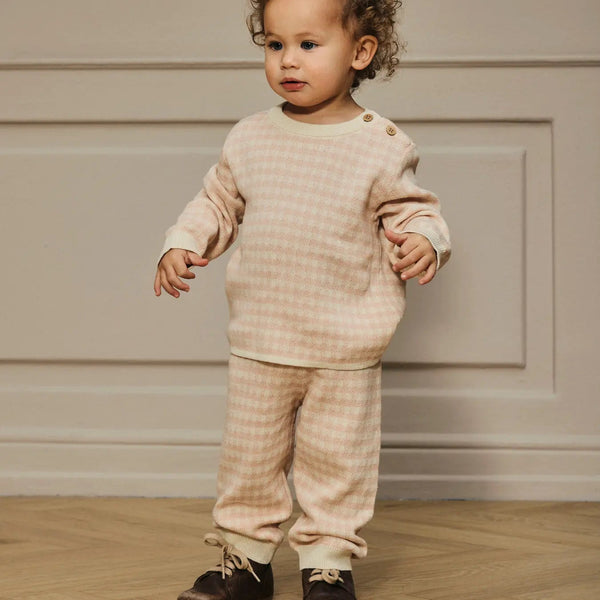 Nadie Knit Pants - Cameo Rose