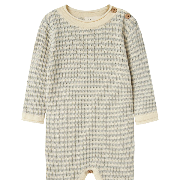 Nelson Long Sleeve Knit Suit - Pigeon