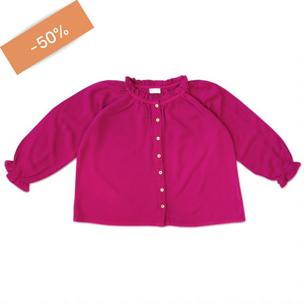 LAATSTE - Raglan Blouse - Fuchsia