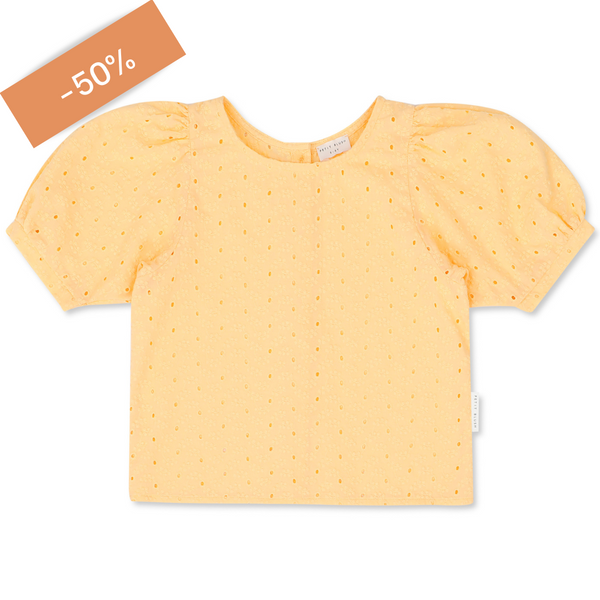 LAATSTE - Puff Sleeve Blouse - Golden Sun