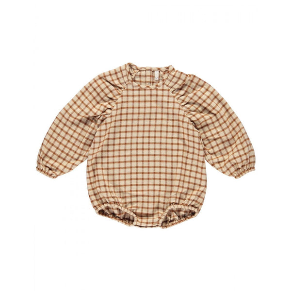 LAATSTE - Amber Check Puff Overall