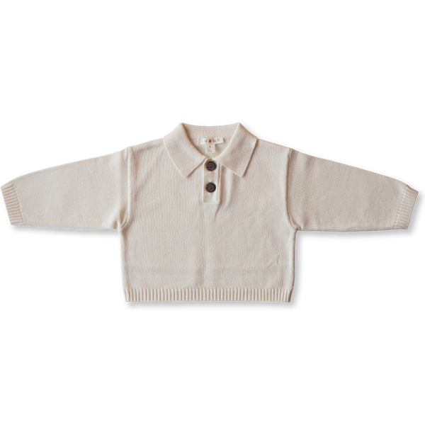 Button Up Pull Over - Vanilla