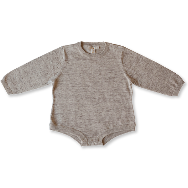 LAATSTE - Oversized Organic Romper - Marle